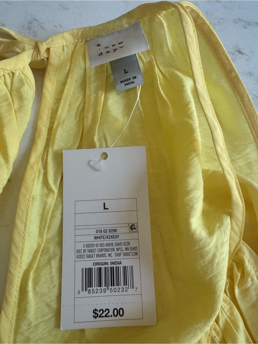A New Day Yellow Halter Neck Tank - Picture 5 of 5